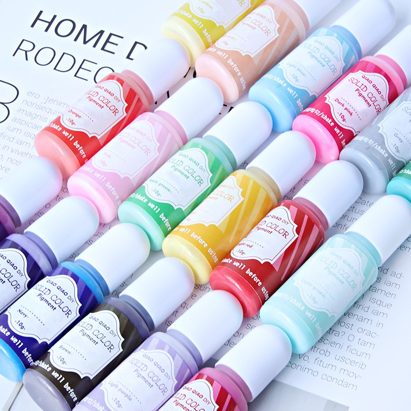 Wholesale 18 vibrant liquid pi - Resin Pigment Set ulasan dan harga