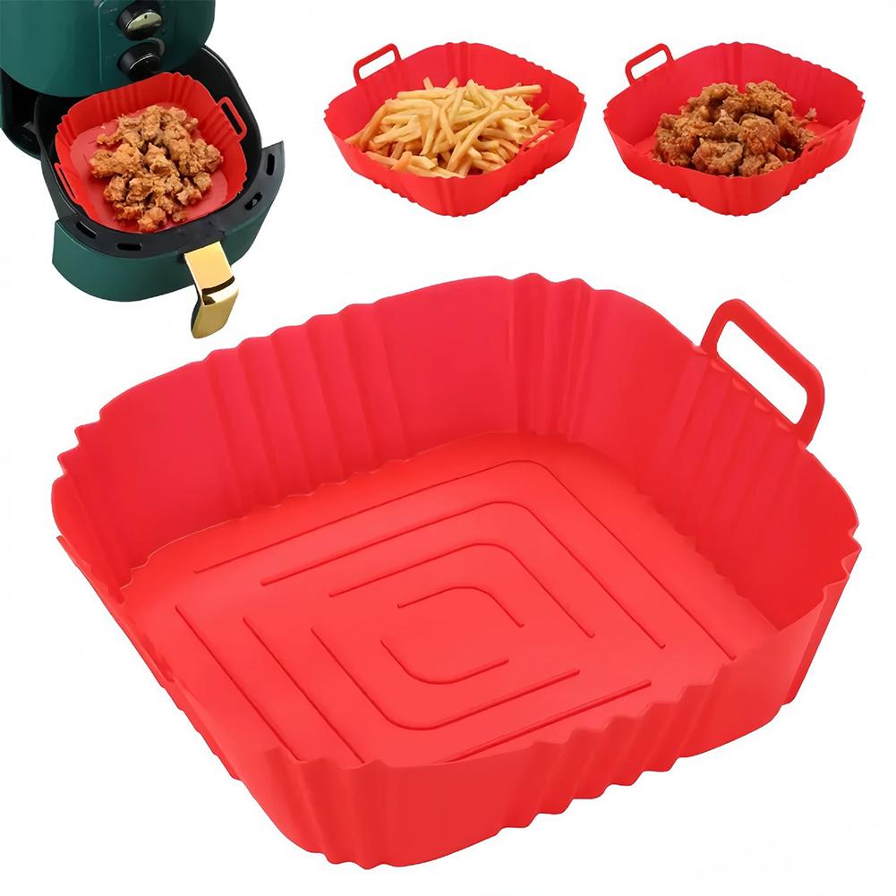 Reusable Airfryer Pan Liner Ac - Silicone Mold Tray ulasan dan harga