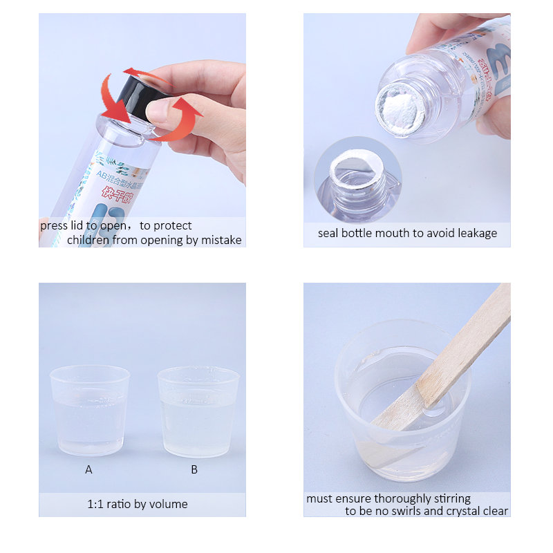 1:1 Clear Epoxy Resin Crystal  - Serving Tray Mold ulasan dan harga