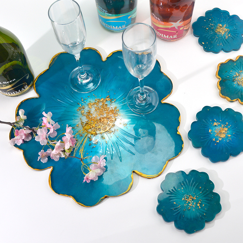 Large Flower Plate Pad Silicon - Epoxy Uv Resin Kit ulasan dan harga