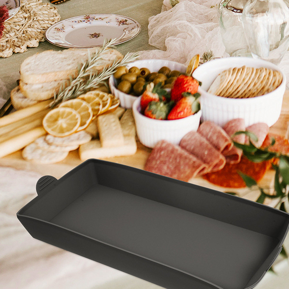 2Pcs Rectangular Bread Pan Sil - Silicone Mold Tray ulasan dan harga